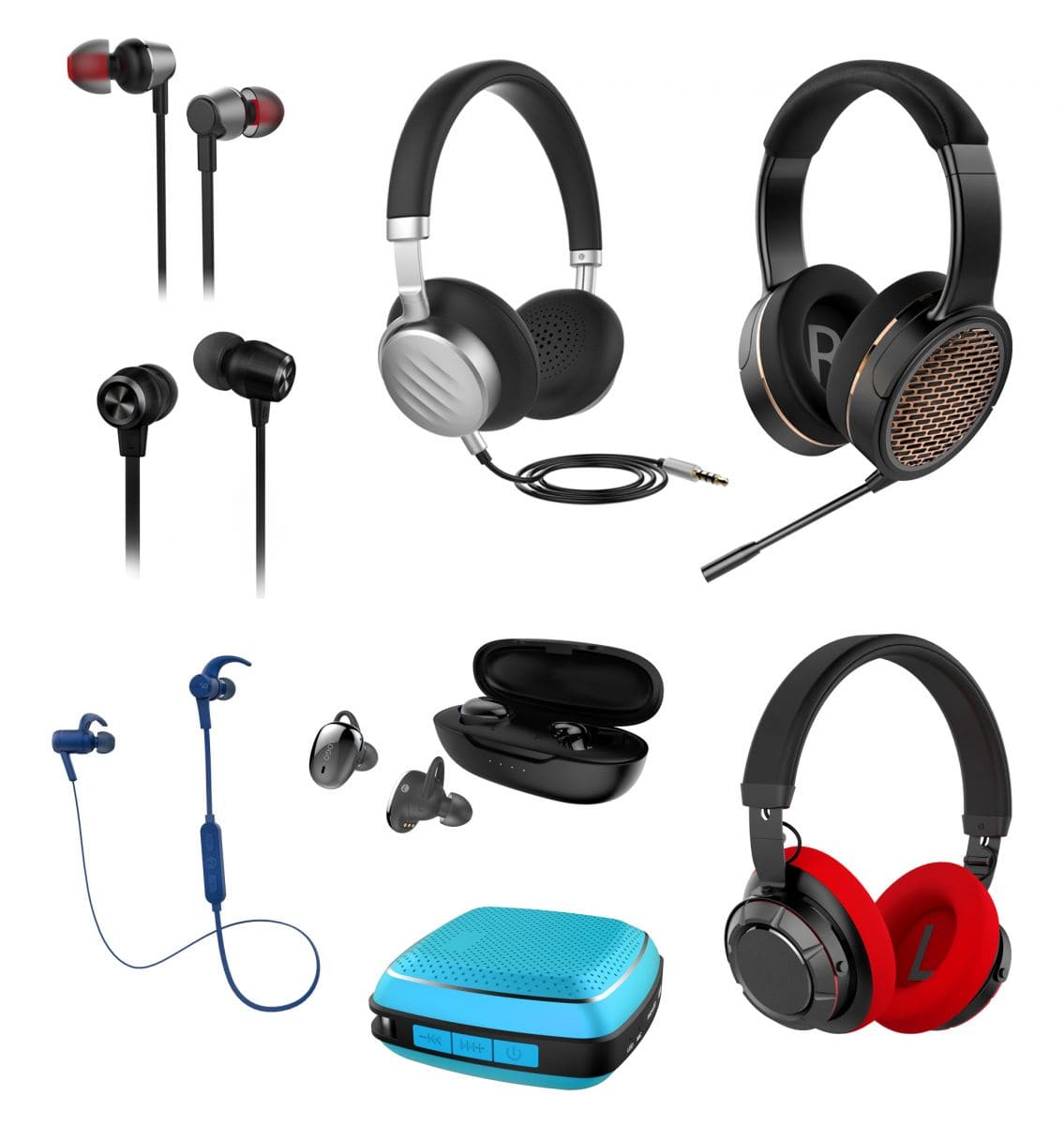 耳機、無線耳機、藍牙耳機、電競耳機、真實無線耳機、喇叭